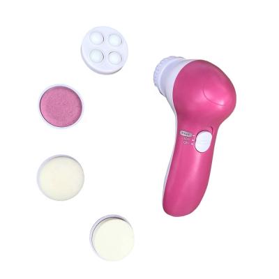 China Multifunctional 5 in 1 Beauty Care Roller Massager Facial Cleansing Brush for Face Skin Care 132*70mm for sale