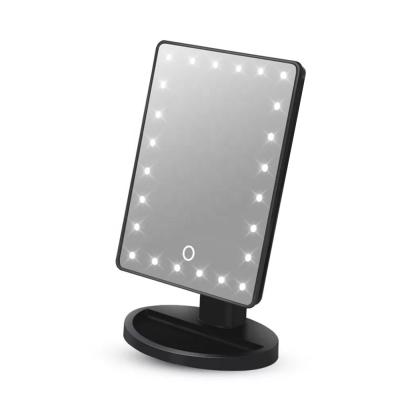 China Lighted Multifunctional Detachable Led Finger Touch Sensor Makeup Mirror for sale