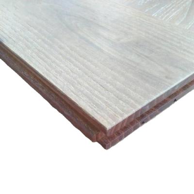 China Gray Hardwood Chinese Teak Wood Modern Swept Floor Price for sale