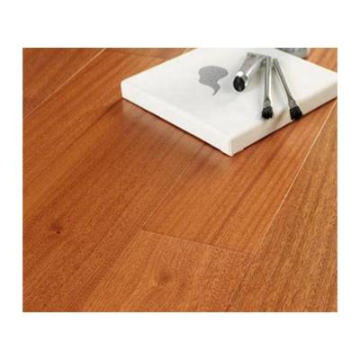 China Modern Ten Year Producer Natural Sapele Elite Raised 0 Formaldehyde Hardwood Flooring For Household for sale