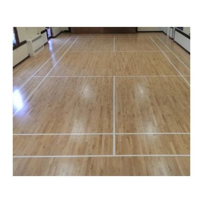 China Anti-Slip Maple Indoor Badminton Court Sports Wooden Flooring for sale