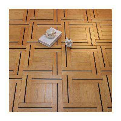 China Maple and Rose Wood Contracted Art Parquet Modern Canadian Hardwood Flooring for sale