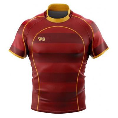 China Antibacterial Custom Sublimation Print Vintage Rugby Tank Top for sale