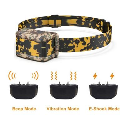 China Best Viable Selling Pet Training Vibration Collar Dog Trainer Remote Control Waterproof Rechargeable E-Collar for sale