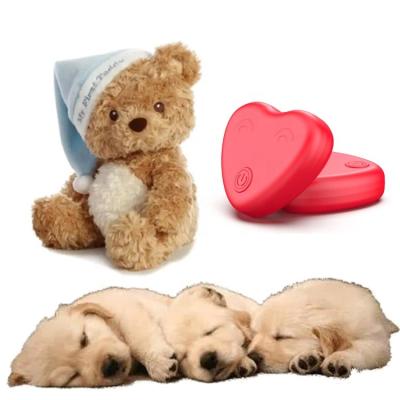 China Viable Electric Calming Soporific Dogs Plush Game Heartbeat Anxiety Companion Puppy Toys for sale