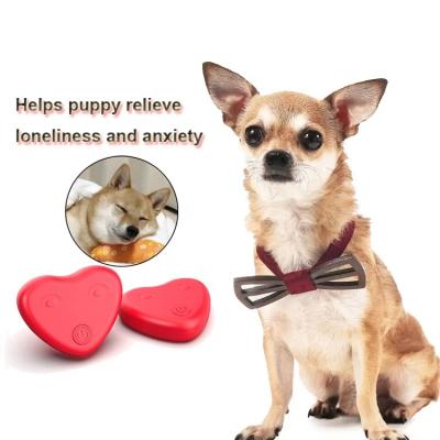 China Amazon Hot Viable Sleep Toy Dog Interaction Plush Dynamic Heartbeat Puppy Hug Relief Worry Aid Sleep Aid Toys for sale