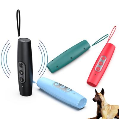 China Wholesale Rechargeable Outdoor Ultrasonic Dog Dog Reflector 8M Range Anti-Barking Silence Training for sale