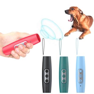 China OEM Rechargeable Outdoor Ultrasonic Dog Whistling Reflector 8M Range Anti-Barking Silence Ultrasonic Dog Training for sale