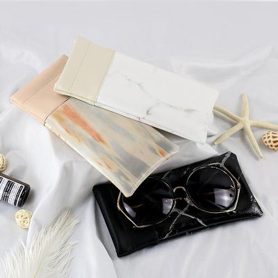 China The new PU optical eyewear bag is waterproof PU leather eyewear bag for sale