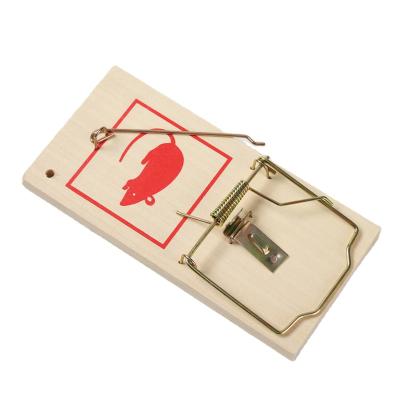 China Custom Large Size Disposable Wooden Rat Trap Kitchen Mouse Hook Home Killer For Rodent Control for sale