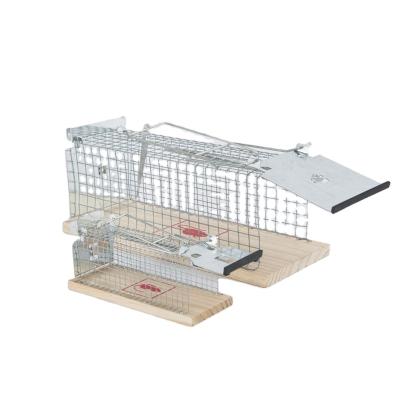 China B2B Europe Disposable Popular Easy Use Mouse Trap Humane Rat Cage Garden Rodent Live Trap for sale