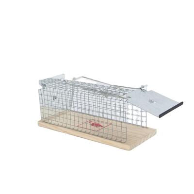 China Disposable Metal Mesh Mouse Trap No Kill Trap Reusable Rat Cage Mouse Control For Garden Use for sale