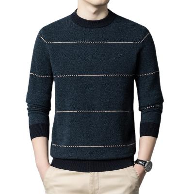 China parride S 100 WOOL KNITTED SWEATER MEN'S WOOL Sweater Anti OEM Technics Style Gauge Autumn Feature Material Neck Adults Original Kind for sale