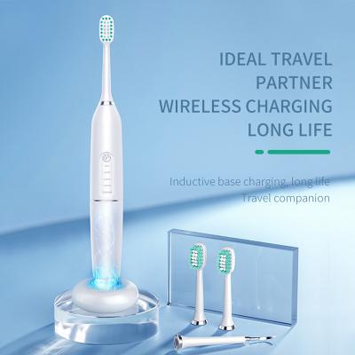 China ABS OEM ODM 18650 Li-ion Rechargeable Battery IPX7 Smart Waterproof USB Sonic Electric Toothbrush Adult for sale