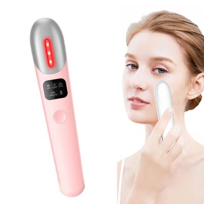 China Wrinkle Remover Eye Care Pen Electric Anti Wrinkle Remove Circles Vibration Face Cosmetic Dark Eye Massage for sale