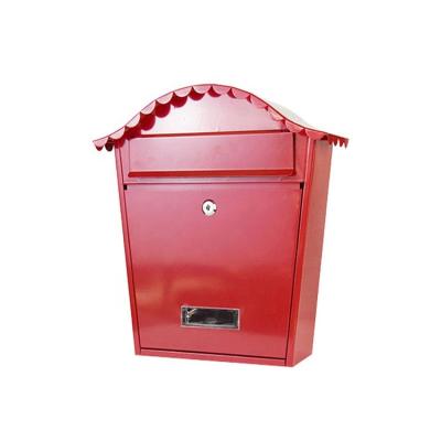 China Villa Letter Box Outdoor Creative Waterproof Wrought Iron European Mailbox for sale