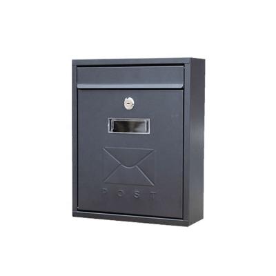 China Black Outdoor Creative Mailbox Waterproof Mailbox Newspaper Mailboxes Residential for sale