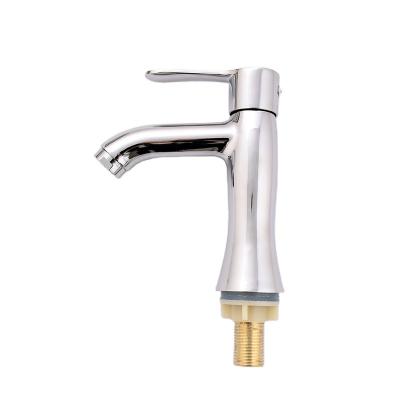 China Good Quality Supplier Zinc Body Modern Basin Faucet Single Cold Water Basin Faucet For Bathroom for sale