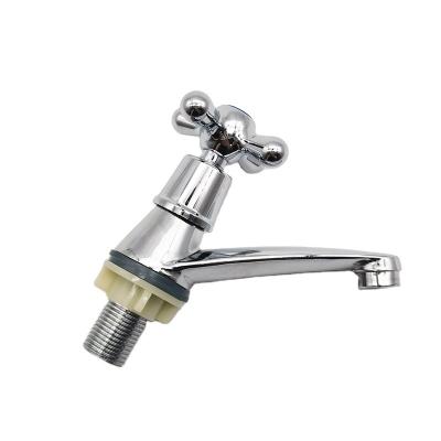 China Wall Mounted Single Lever Waterfall Bibcock Single Lever Waterfall Single Hole Washing Machine Sink Cold Water Metered Taps Modern Design Lavatory Faucets for sale