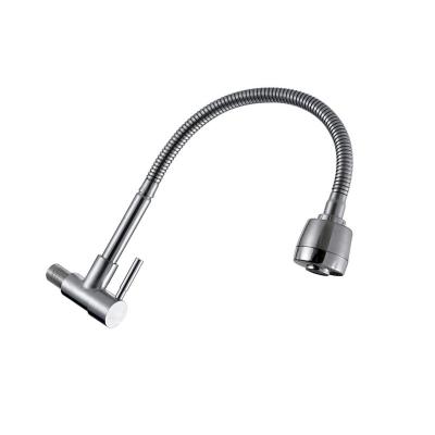 China High Quality Kitchen Sink SUS 304 Single Hose Metered Cold Faucets SUS 304 With Aerator for sale