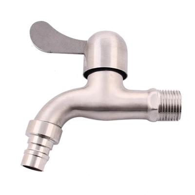 China Metered Faucets 304 stainless steel bibcock faucets/brass bib cock faucet spool quick to open washing machine faucet for sale