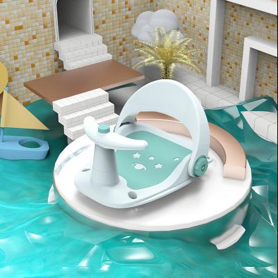 China GICA 8061 Adjustable Baby Bath Chair Posterior Bath Seat for Babies Rest Safety Chairs in Bathroom 385*311*230mm for sale