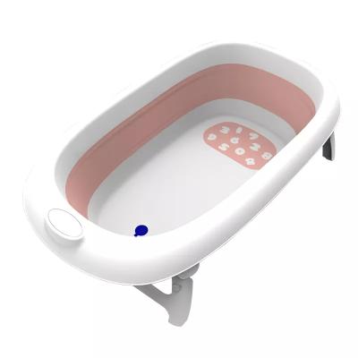 China Take A Bath Factory Outlet Newborn Children Plastic Folding Bathtubs Baby Portable Foldable Bathtub for sale