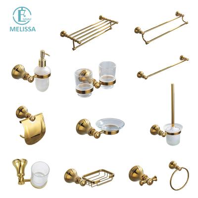 China Modern Bathroom Hardware Set Black Bathroom Accessories Toothbrush Holder Paper Shelf Towel Rack Rail Towel Hook Steel Robe Origin for sale