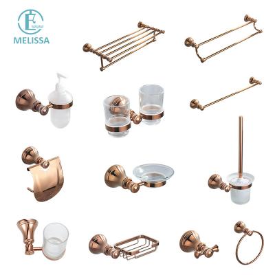 China Modern Bathroom Hardware Set Black Bathroom Accessories Toothbrush Holder Paper Shelf Towel Rack Rail Towel Hook Steel Robe Origin for sale