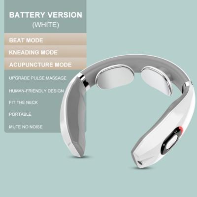 China 2020 New TEN NECK 4d Pulse Cervical Electric Neck Massager Physiotherapy Infrared Pulse with 6 Modes and 15 Speeds for sale