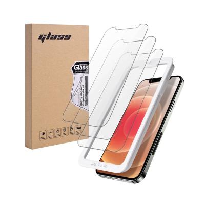 China Full Cover Tempered Glass Screen Protector Silk Screen Protector Suitable For iPhone Tempered Glass Film Screen Protector for sale