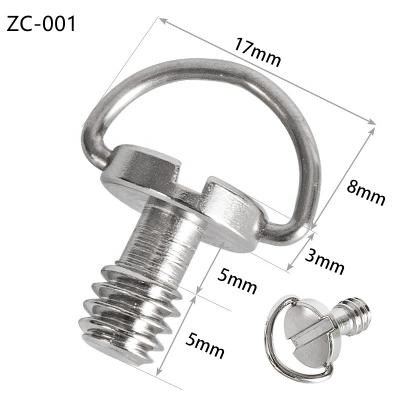 China Flatbed Ready To Board 1/4 D Clip Camera Tripod Screw Hidden Mount Screw for sale