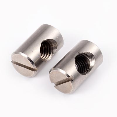 China Heavy Industry Stainless Steel M3 M4 M5 Cross Finger Hole Barrel Nut for sale