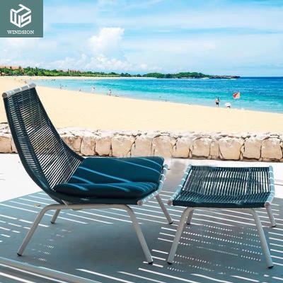 China Modern Windsion Outdoor Comfortable Leisure Rattan Chair for Garden and Cafe Restaurant for sale