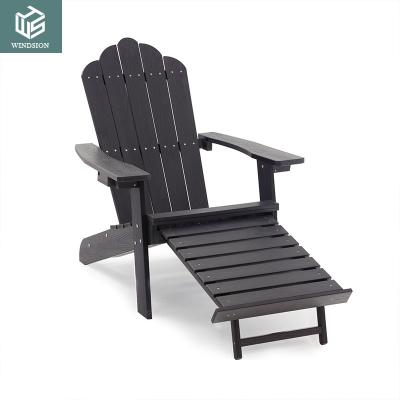 China Modern Waterproof Patio Garden Plastic Outdoor patio adirondack garden leisure plastic wooden stand beach chair for sale