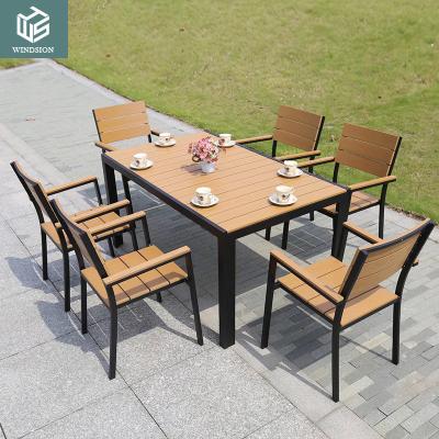 China Modern Home Hotel Outdoor Furniture Courtyard Patio Villa Garden Aluminum Alloy Tube Leisure outdoor chairs and tables set for sale