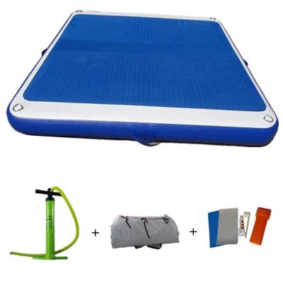 China Watersports Water Mat Air Dock Pontoon Inflatable Inflatable Floating Platform for sale