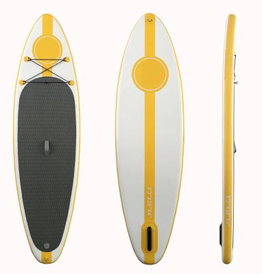 China Drop Stitch + PVC Stand Up Paddle Board Inflatable iSUP Available in Various Sizes 10' 8