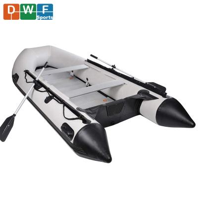 China PVC EN/CE 3.6M inflatablefishing inflatable boat yacht with 0.9mm PVC high pressure air pipe and aluminum floor for sale