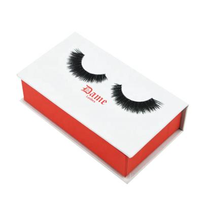 China Custom Recycled Materials Eyelash Cardboard Packaging Box With Logo Printing for sale