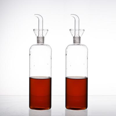 China Sustainable Glass Vinegar Dressing Dispenser Bottle For Oil Or Vinegar for sale