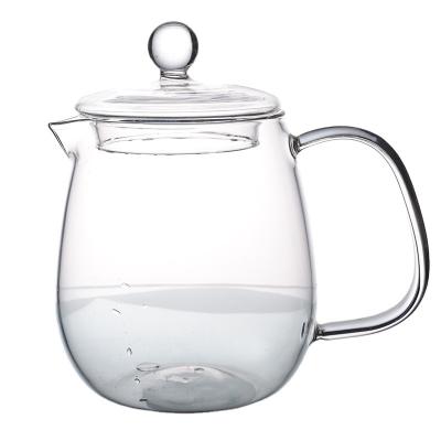 China Viable Heat Resistance High Temperature Glass Kettle Teapots Glass Teapot Coffee Pot for sale