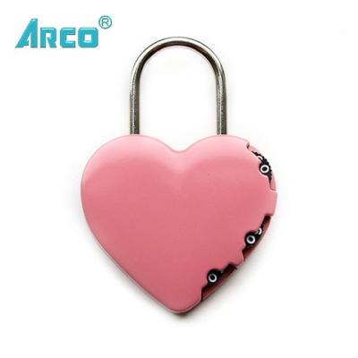 China 3 Digit Heart Shape Adjustable Luggage Lock, Combination Lock TP764-PL691 for sale