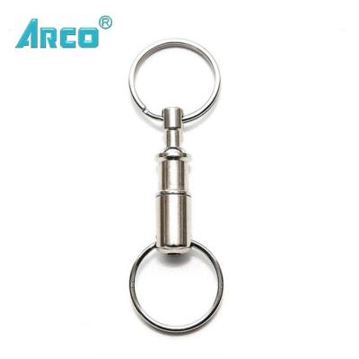 China Metal Quick Release, Key Holder with Ring, Brass Rod Shaped Traction-A-Part Key Holder for sale