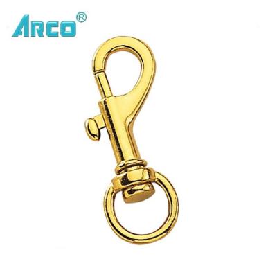 China Zinc Alloy Snap Hook 45mm Keychain, Colorful Swivel Snap Hook for sale