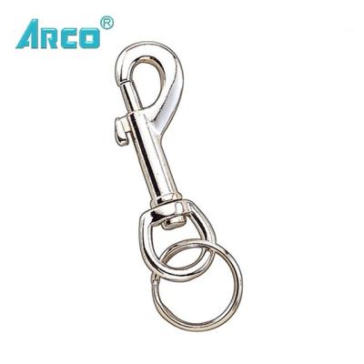 China Malleable Key Zinc Alloy Ring Swivel Snap Hook for sale