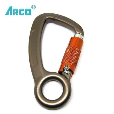 China Aluminum Alloy Aluminum Carabiner Triple Lock for sale