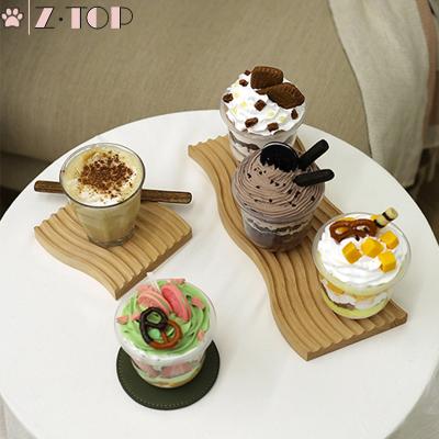 China China Craft Bow Cream Cupcake Design 3d Simulation Resin Clay Artificial Food for sale