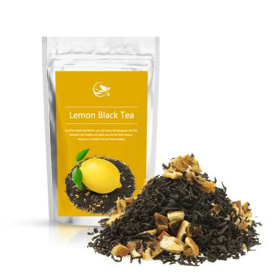 China Loose Bulk Wholesale Digestive Lemon Tea Blend Afternoon Tea Black Tea Tea Bags for sale