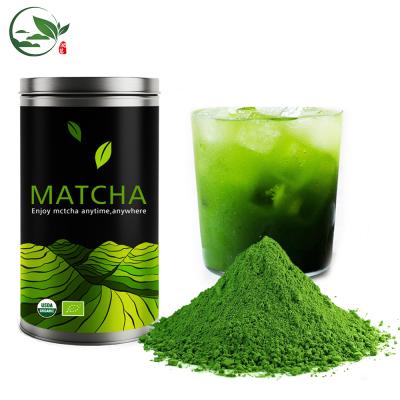 China Organic Uji Instant Tea Powder Decaffeinated Instant Serve Ice Cream Soft Extract Milk Boba Green Tea Matcha Bubble Tea Powder for sale